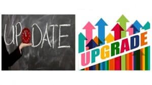 update と update はどう違いますか？